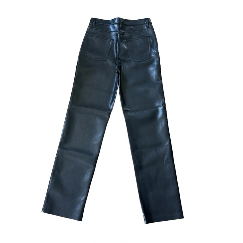 ARITZIA WILFRED Melania High Rise Faux Leather Pants - Picture 6 of 6